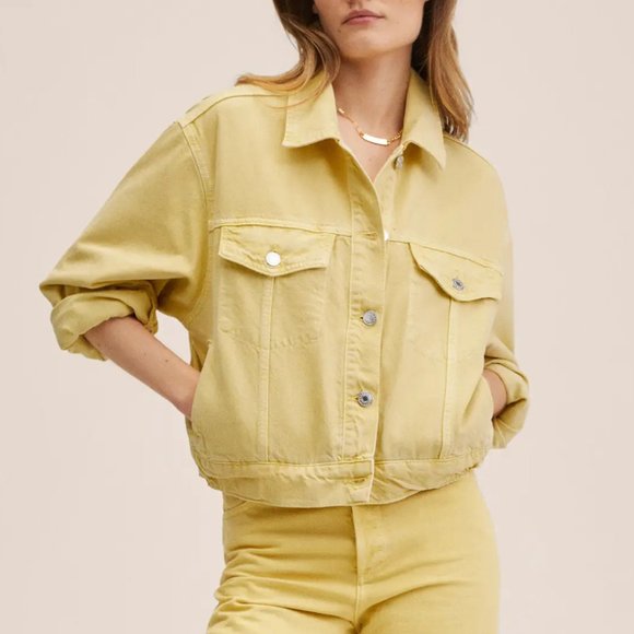 Mango Oversize Denim Jacket - Picture 6 of 12